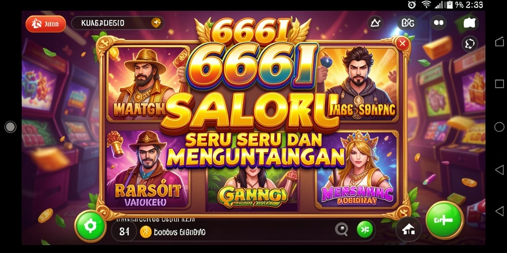 Tampilan gameplay slot yang seru dan menarik di 666I.