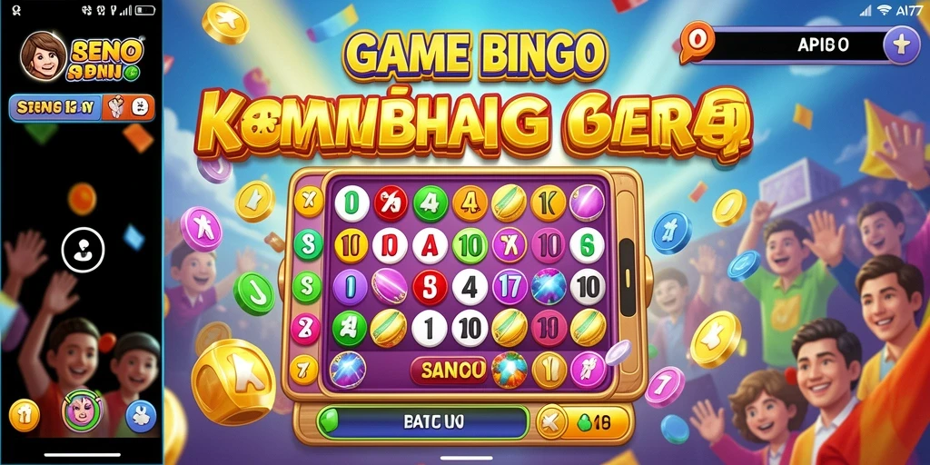 Tampilan gameplay Bingo yang seru dan interaktif.
