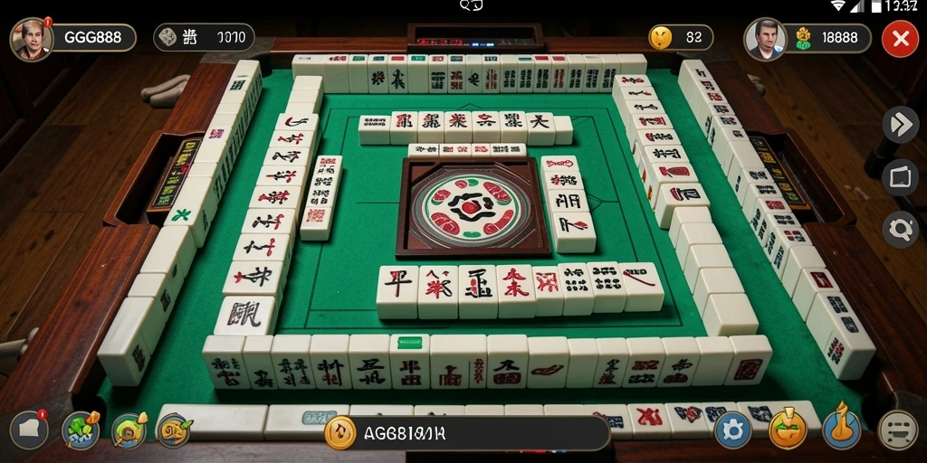 Tampilan gameplay GGG888 yang memukau saat bermain Mahjong.