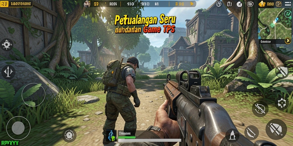 Tampilan gameplay seru dan penuh aksi dalam RPYYY.