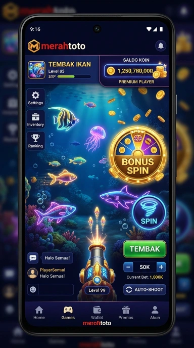 Proses unduh aplikasi terbaru di merahtoto.